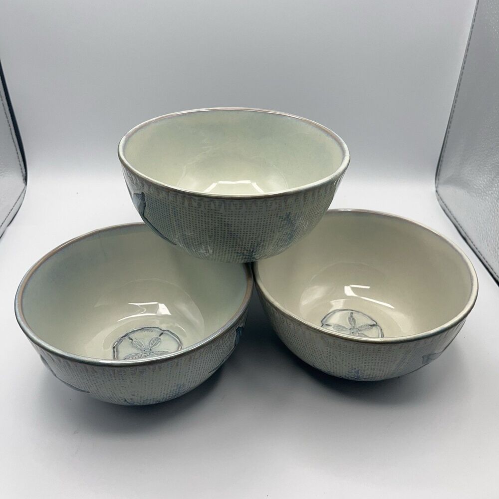 Cracker Barrel Sand Dollar Bowls Susan Winget - Set Of 4